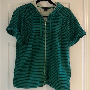 French Connection zip up hooded top